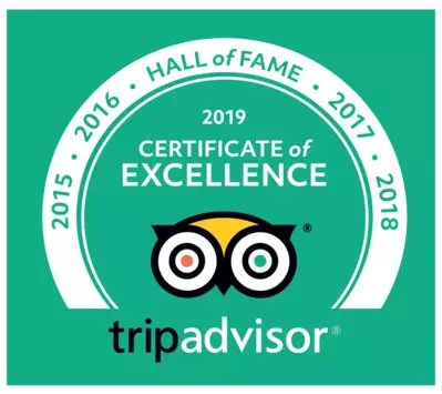 Trip Advisor Hall of Fame 2015-2019