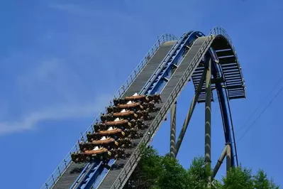 Wild Eagle roller coaster at Dollywood