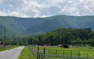 Wears Valley Road in the Smoky Mountains