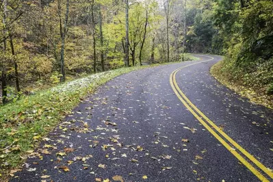 little river road in the smoky mountains