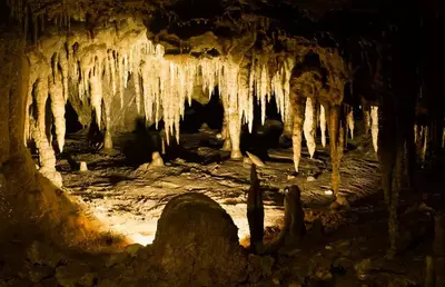 stuff inside a cave