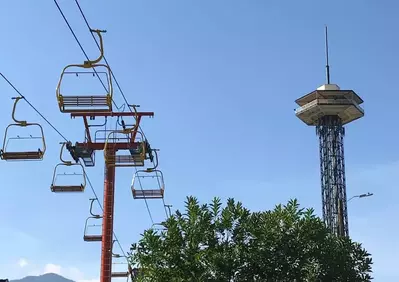 Gatlinburg Sky Lift with Space Needle