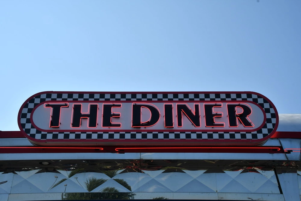 The Diner sign